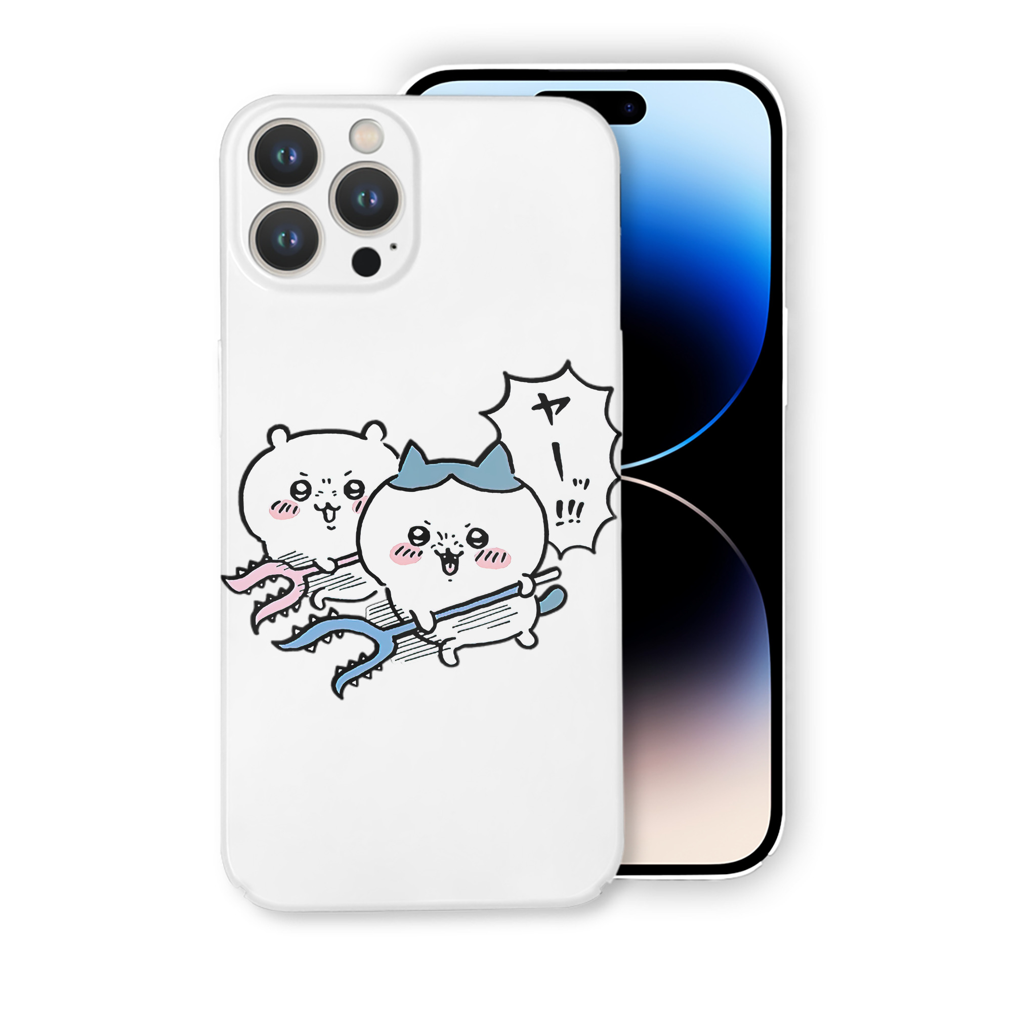 （画像用） ちいかわ ハチワレ Chii-kawa hachiware 【iPhone 14シリーズ対応】ハードケース